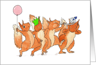 squirrel conga card