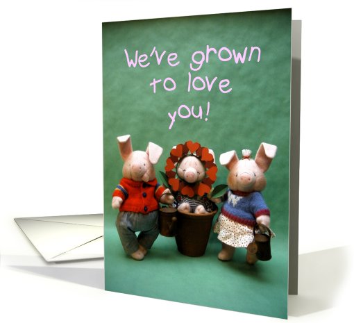 Piggle Grown card (499076)