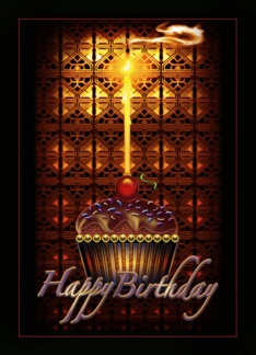 Birthday Cupcake -...