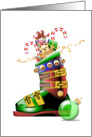 Holiday Ski Boot card