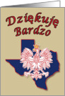 Dziękuję Bardzo Polish Texan card