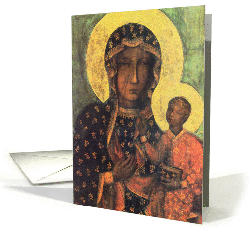 Black Madonna of Czestochowa card (239091)