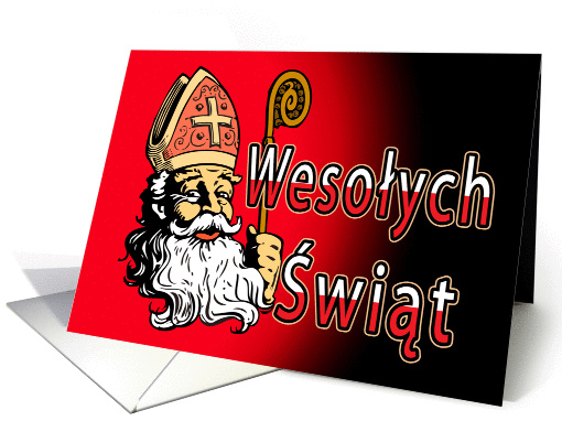 Wesolych Swiat (Merry Christmas) St. Nicholas card (239117)
