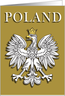 Poland Polish Eagle with Gold Crown card