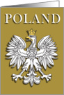 Poland Polish Eagle with Gold Crown card