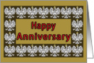 Happy Anniversary with Polish Eagle card