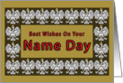 Name Day with Polish Eagle card