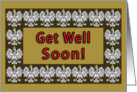 Get Well Soon with Polish Eagle card