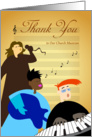 Thank You to our Church Musician, group of Musicians card