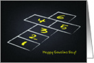 Happy Cousins day, Hopscotch card