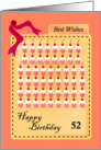 happy birthday, cupcake, 52 card