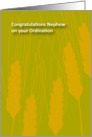 congratulations, nephew, ordination, grain card