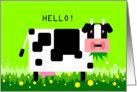 occasions, hello! cow card