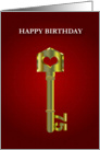 happy 75th birthday, key card