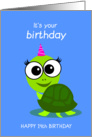 happy birthday, turtle, 14 card