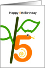 happy 5th Birthday card