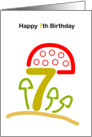 happy 7th Birthday card