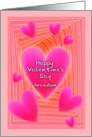 happy valentine’s Day, grandson, love background card