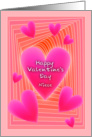 happy valentine’s Day, niece, love background card