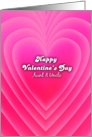 happy valentine’s Day, Aunt & Uncle , love background card