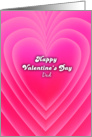 happy valentine’s Day, dad, love background card