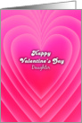 happy valentine’s Day, daughter, love background card