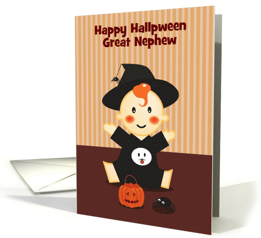 Happy Hallpween Great Nephew, custom front card (1320602)