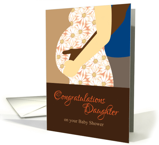 Congratulations Daughter on your Baby Shower card (1485796)