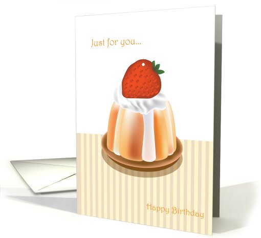 just for you, Happy Birthday, cake card (665380)