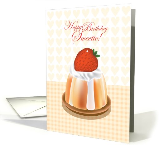 Happy Birthday, sweetie, cake card (665387)