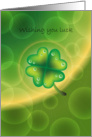 Happy St. Patrick’s Day, wishing card