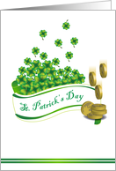 Happy St. Patrick’s Day, gold card