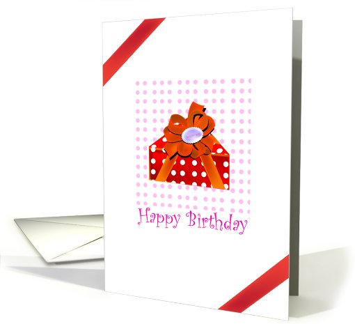 Happy Birthday, gift, just for you card (797577)