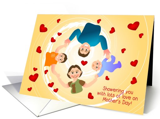 showering you with lots of love on Mother's day! card (809754)