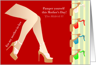 for mother-in-law, pamper yourself this Mother’s Day, you deserve it! card