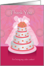 Thank you for being my cake cutter card