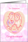 congratulations for step mom, couple, love card