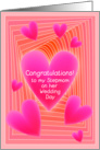 congratulations for step mom, couple, love card