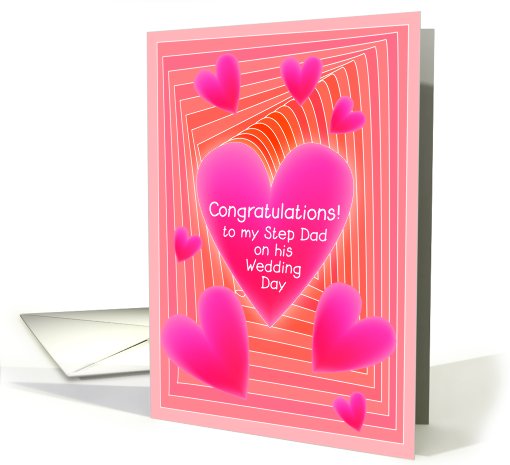 congratulations for step dad couple, love card (813861)