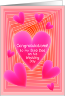 congratulations for step dad couple, love card