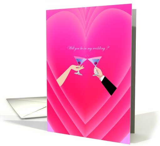 will you be in my wedding, cheer up card (815121)