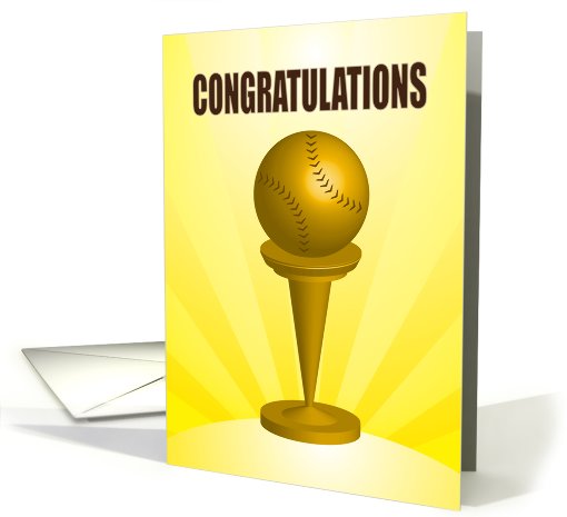 congratulations, baseball, award card (822465)