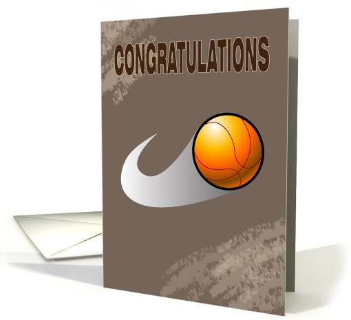 congratulations, basket ball card (822468)