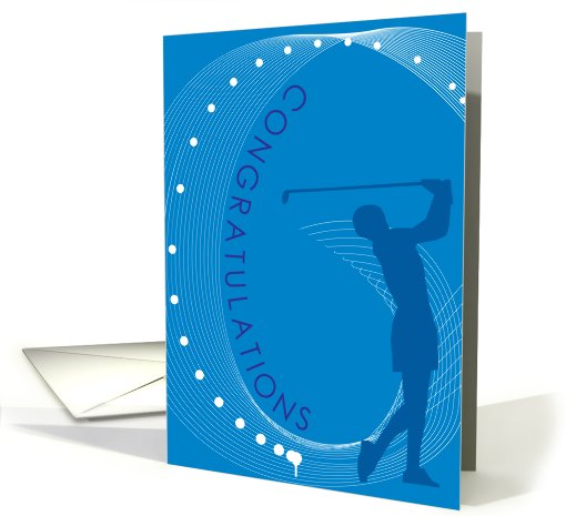 congratulations, golf card (822500)