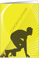 congratulations, racing card