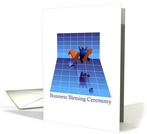 invitation, business blessing ceremony, chart card (822591)