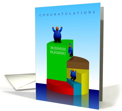 congratulations, business blessing, chart, top card (822599)
