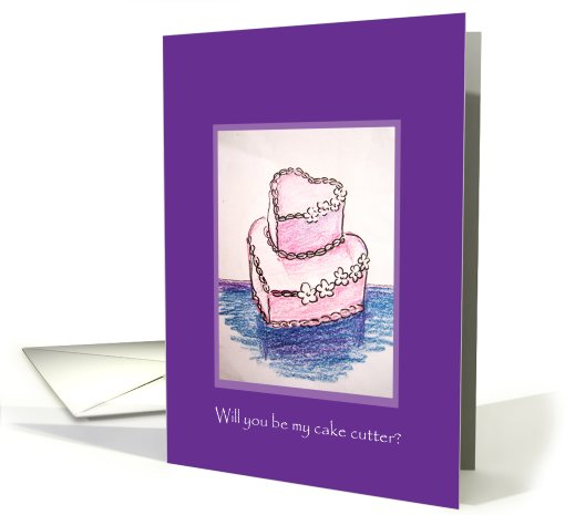 will you be my cake cutter card (824818)