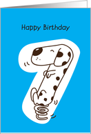 happy birthday, doggy, 7 card