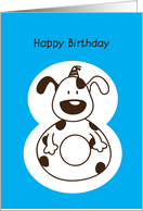 happy birthday, doggy, 8 card